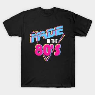 Made In The 80s 1980s Retro Nineteen Eighties Vintage Music T-Shirt